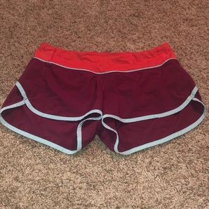 Lululemon speed shorts